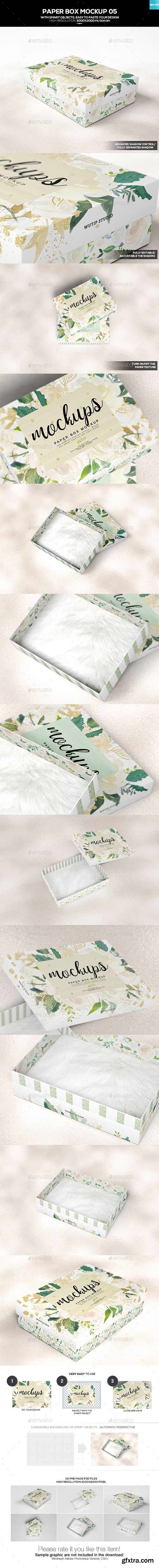 Graphicriver - Paper Box Mockup 05 19898833