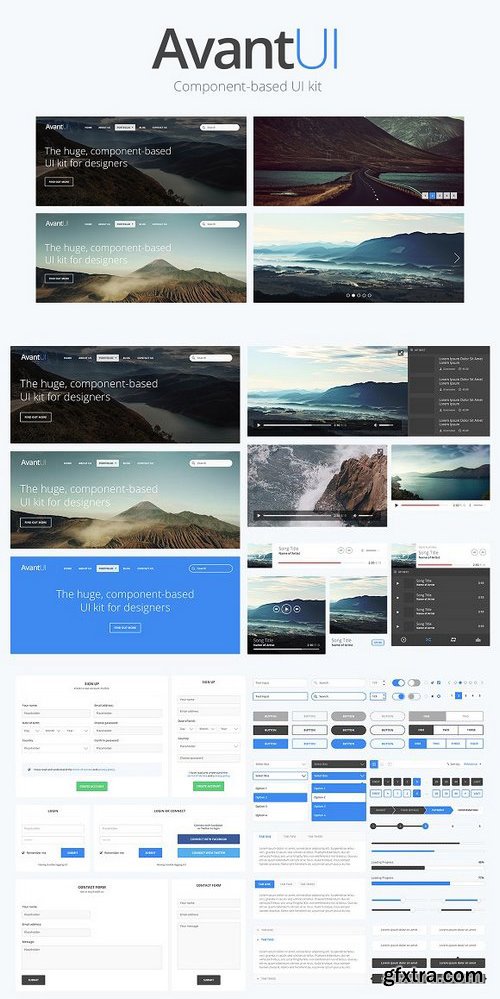 CM - Avant - Huge Component Based UI Kit 186037