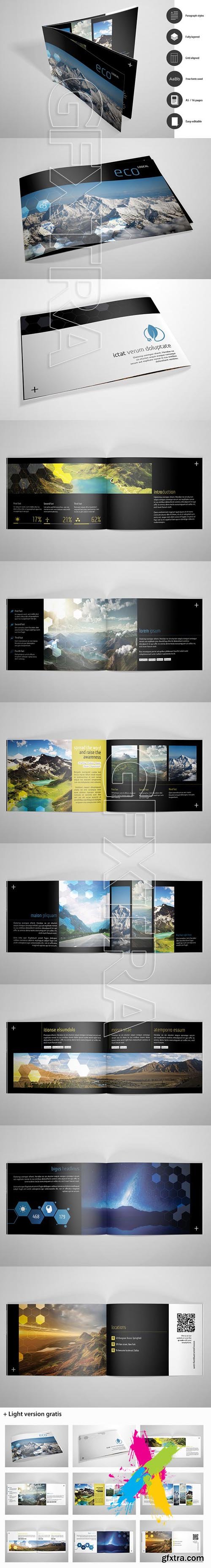 CM - A5 Eco Catalogue template 1469579