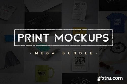 CM - Print & Object Mockups Bundle 363111