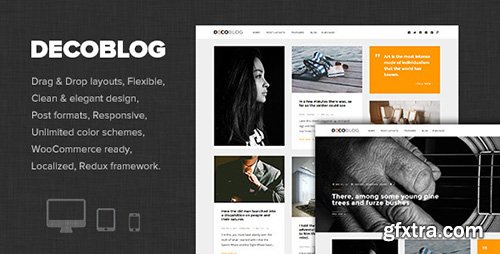 ThemeForest - Decoblog v1.1 - Lifestyle / Personal Blog Theme - 11857123