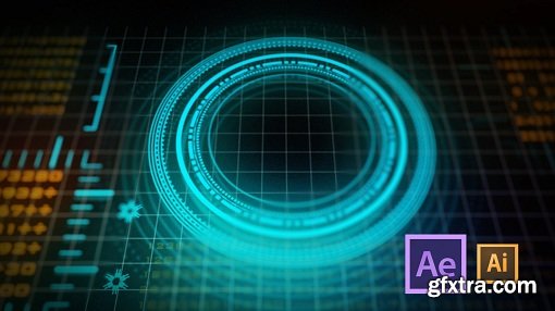 HUD Interface Animation in After Effects and Illustrator (1 of 4)