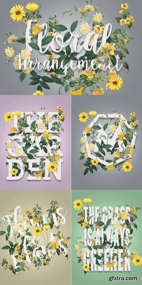 CM - Floral Arrangement Mockup 919074