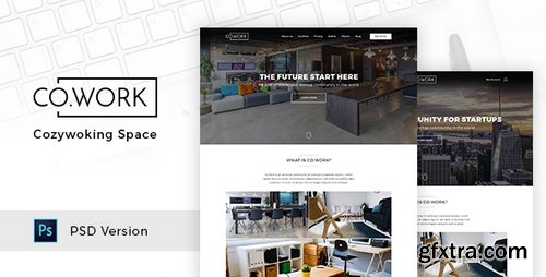 ThemeForest - CoWork - Open Office & Creative Space PSD Template 18401389