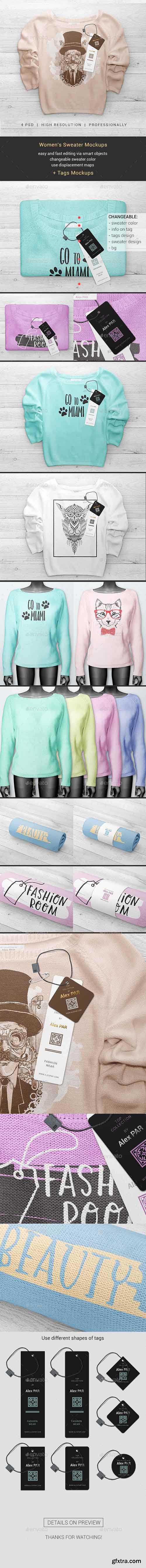 Graphicriver - Women\'s Sweater Mockups 19921250