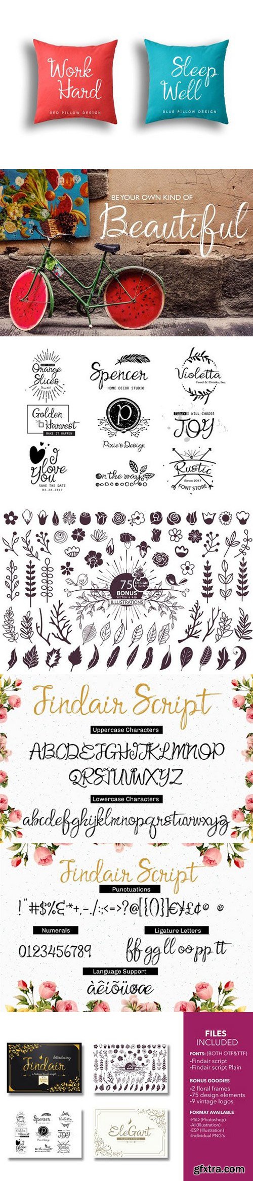 CM - Findair Script Brush Font 1371308