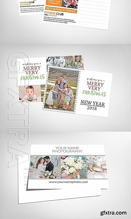 CreativeMarket 10 Postcards Bundle 1324351