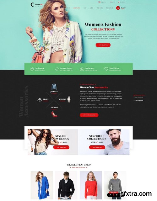 ThemeForest Cassandra Shopping - Multipurpose e-commerce PSD Template 19543637