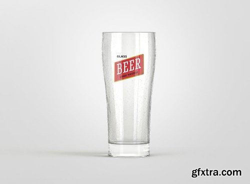 Beer Glass Logo Mockup