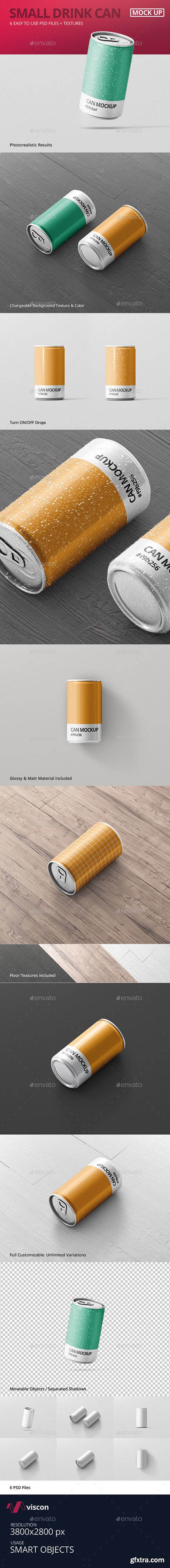 Graphicriver Drink Can Mock-Up 14757534