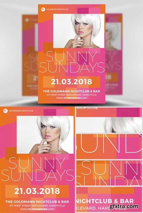 Sunny Sundays Flyer Template