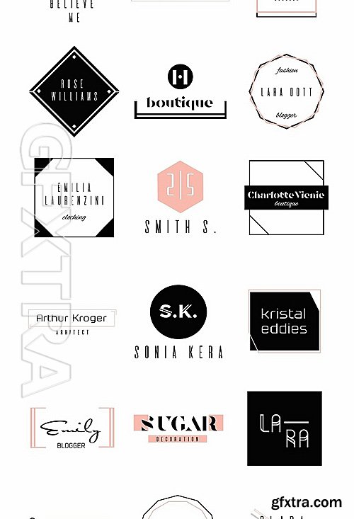 CreativeMarket 500 Premium Logo Bundle - 98%OFF 1412693