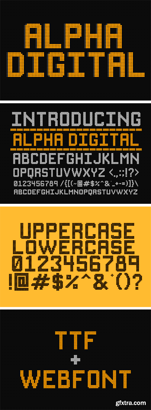 CM 1427619 - Alpha Digital Font