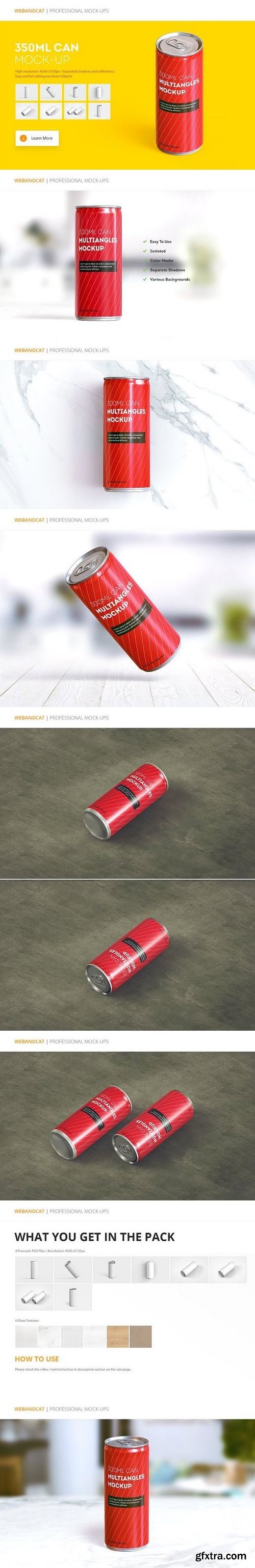 CM - Energy Drink Can Mock-up 1204609