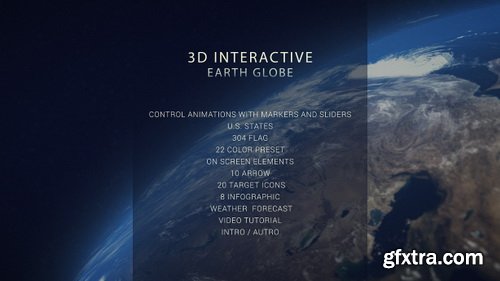 Videohive - 3D Interactive Earth Globe - 19581834