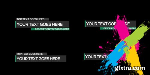 Unlimited Lower Thirds - Motion Graphics Templates