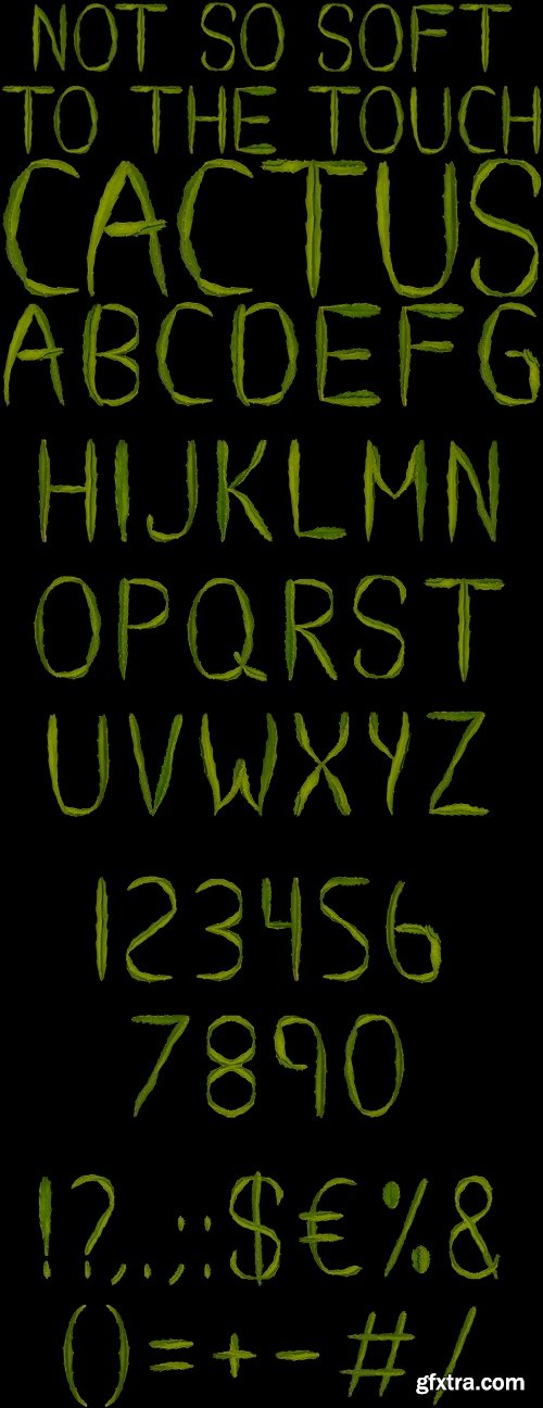 CACTUS Handmade Typeface