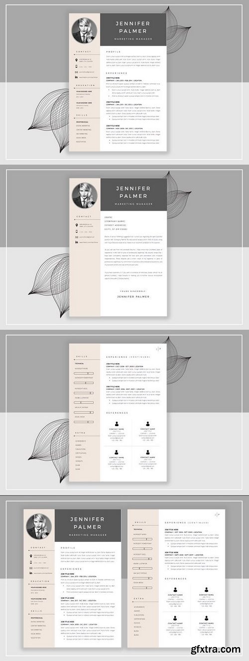 CM - Resume Template & Cover Letter 358585