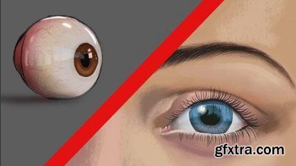 Digitally Painting and Drawing Eyes