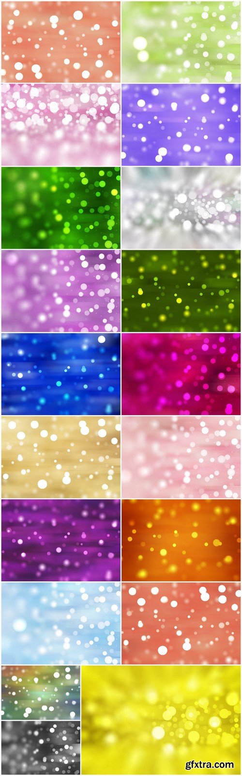 Bokeh colored background 19X JPEG