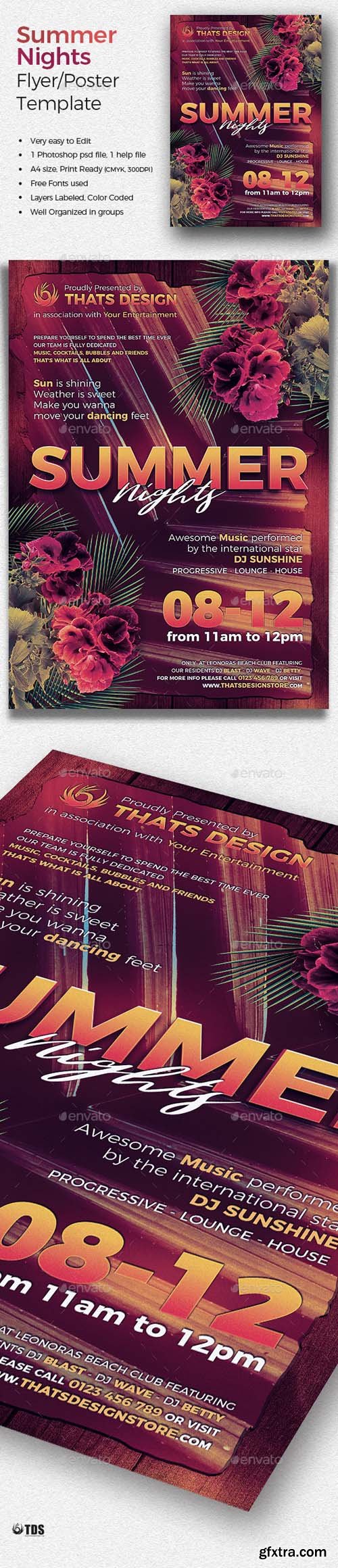 GR - Summer Nights Flyer Template 19877431