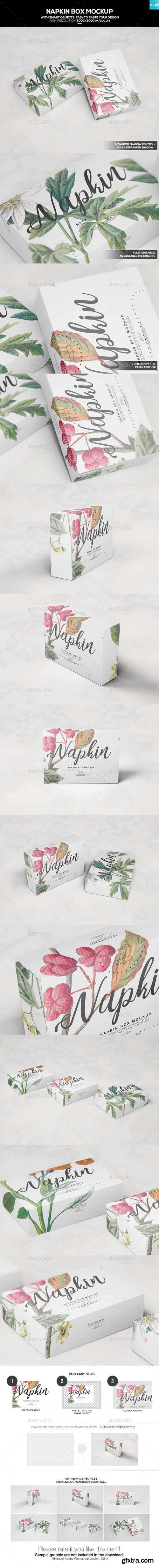 GR - Napkin Box Mockup 19934485