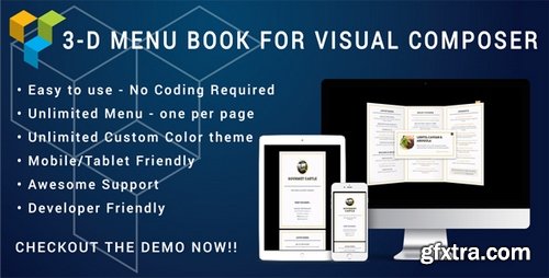 CodeCanyon - Visual Composer - 3D Menu Flyer for Restaurant and Cafe 19884918