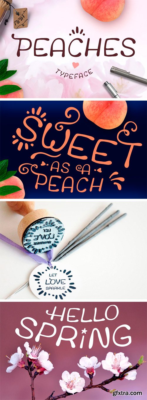 CM 1397183 - Peaches * Wedding Font