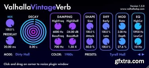 Valhalla DSP ValhallaVintageVerb v1.7.1