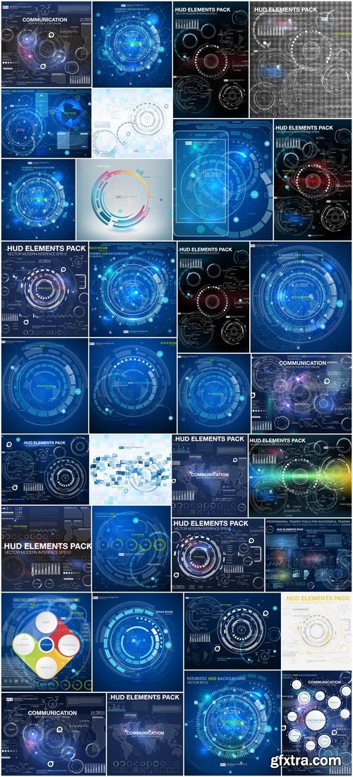 Abstract network technology 34X EPS