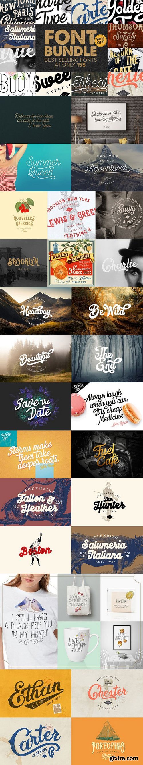 CM - Font Bundle - best sellers 1382777