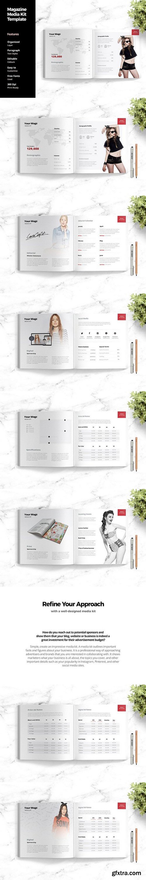 CM - Magazine Media Kit Template 1409398