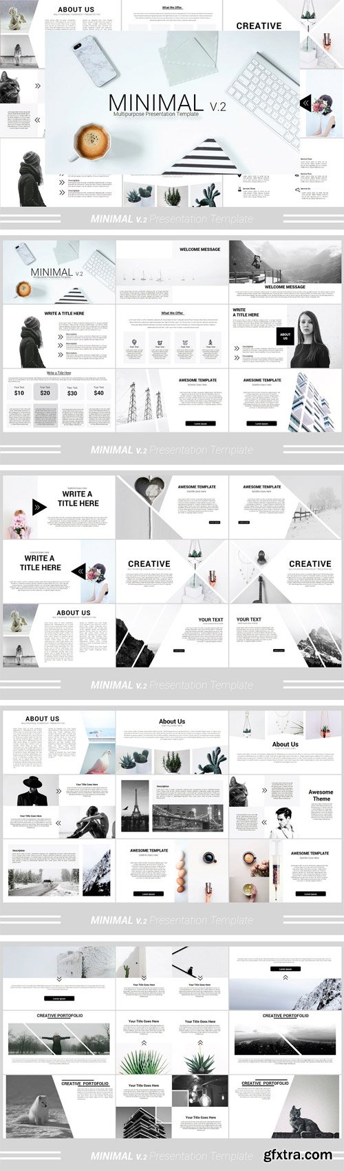 CM 1408610 - Minimal v.2 Powerpoint Template