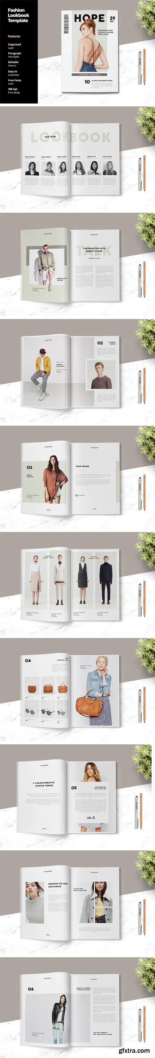 CM 1409304 - Fashion Lookbook Template