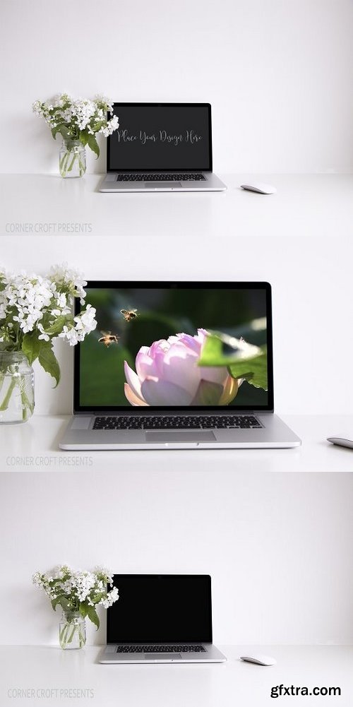 CM - Macbook pro Mockup psd stock photo 1440131