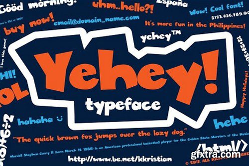 CM - Yehey! Sans Serif Font 1412893