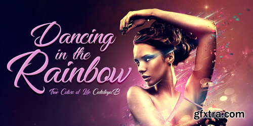 Dancing in the Rainbow Font