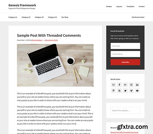 StudioPress - Genesis Framework v2.5.0 - WordPress Theme