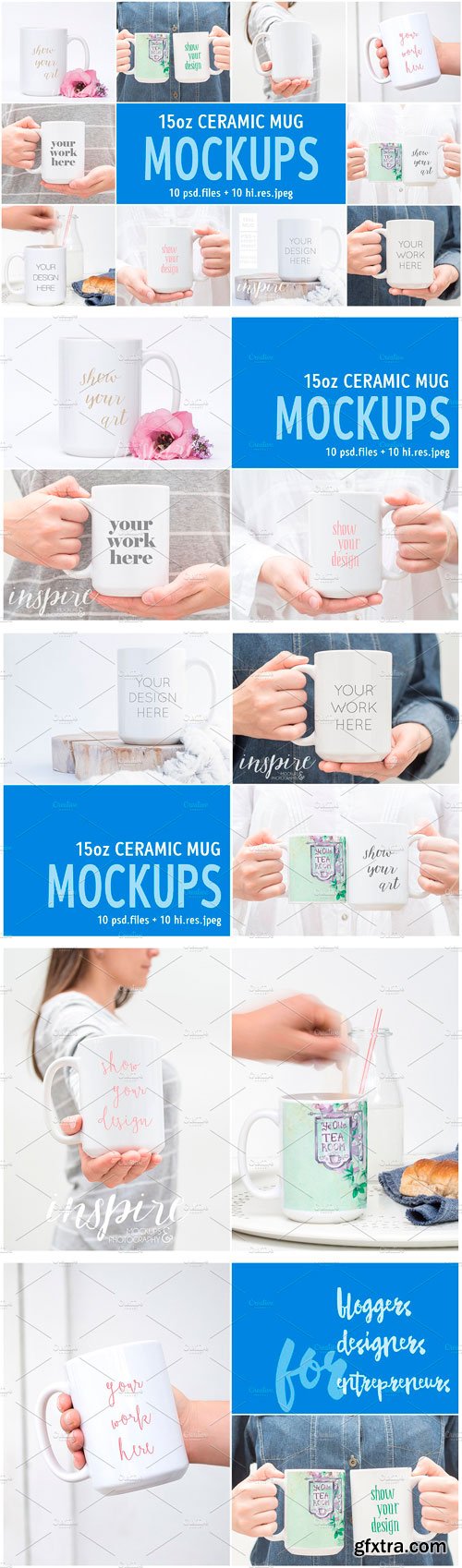 CM 1436051 - 15oz Ceramic Mug Mockup Bundle