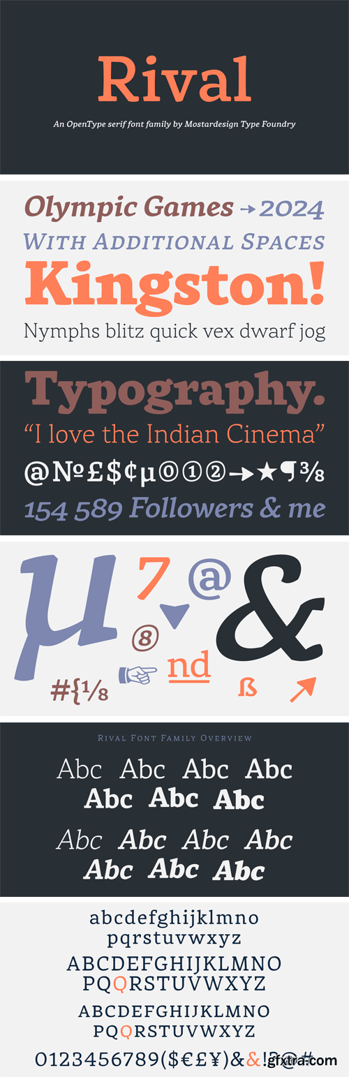 Rival Font Family