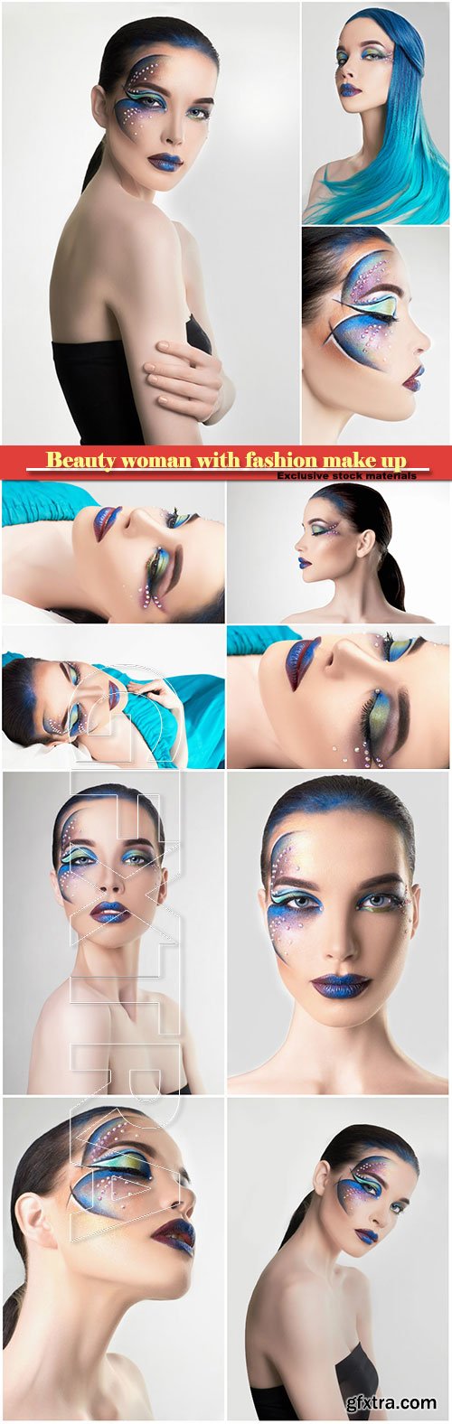 Beauty woman with fashion make up