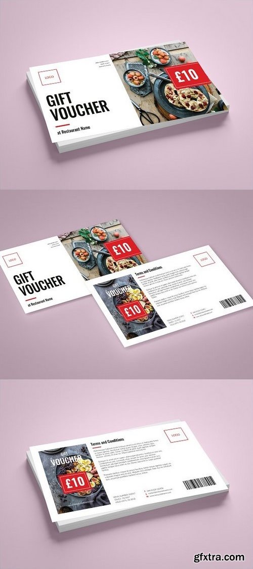 CM - Restaurant Gift Voucher Template 1218445