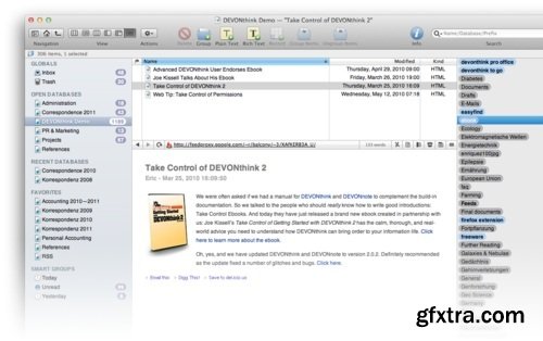 Devonthink Pro v2.9.11 (Mac OS X)