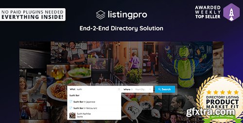 ThemeForest - ListingPro v1.0.3 - Directory WordPress Theme - 19386460