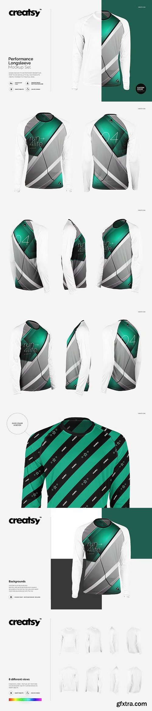 CM - Performance Longsleeve Mockup Set 1423919