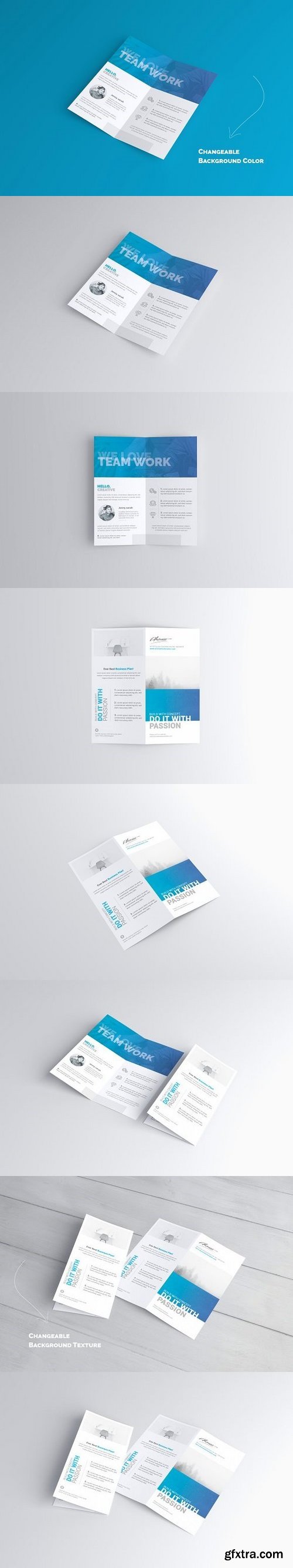 CM - DL Bifold Brochure Mock-Up 1218859