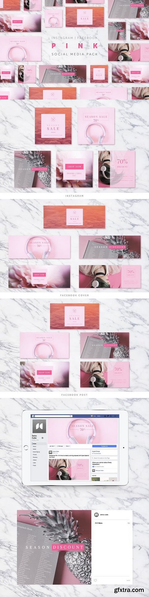 CM - Pink Social Media Pack 1219339