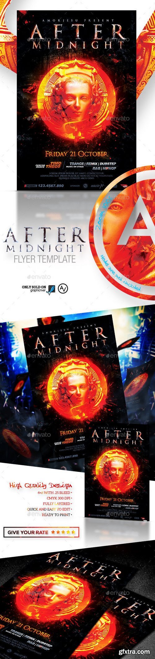 Graphicriver - After Midnight Flyer Template 12059819