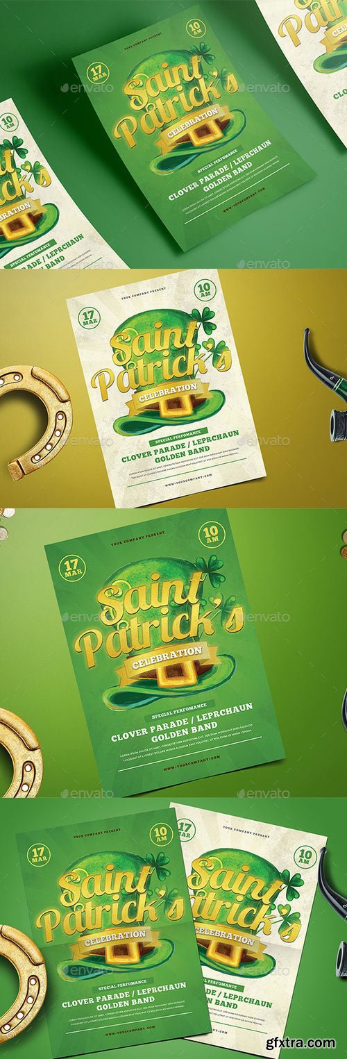 Graphicriver - St.Patrick Celebration Flyer 19543738