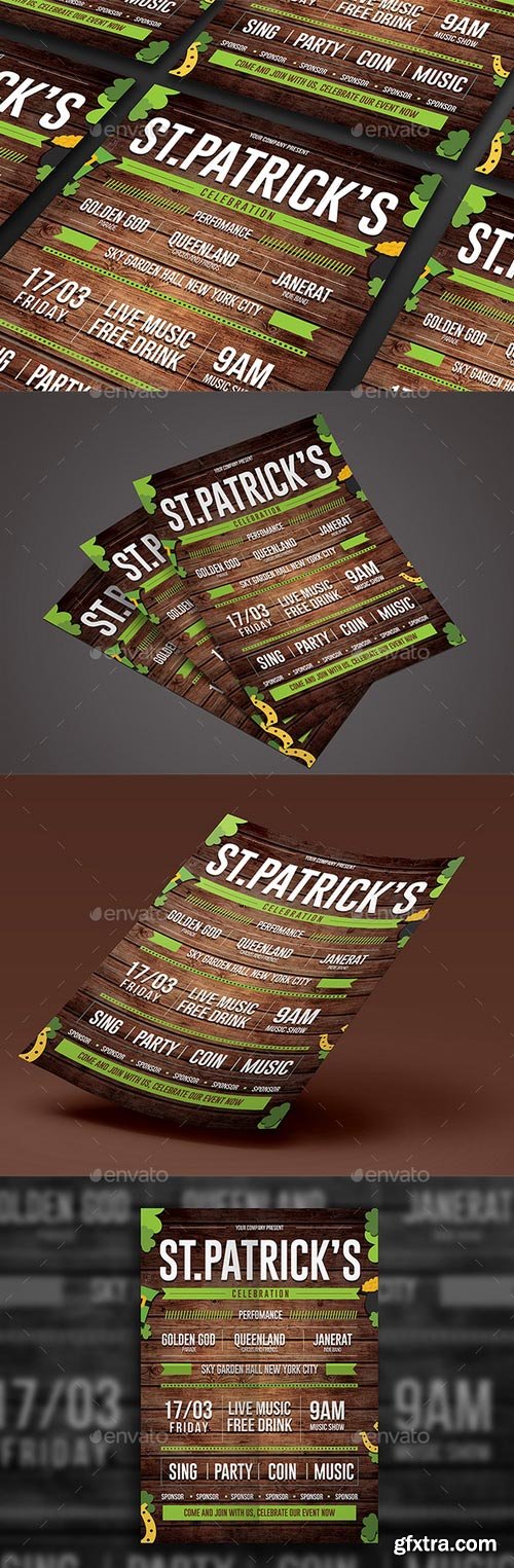 Graphicriver - St. Patrick\'s Flyer 19538109